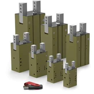 DCT-12M 2 Jaw Angular 180 Degree Gripper