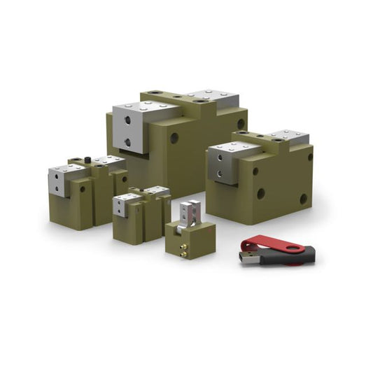 RA-8M 2 Jaw Angular Cam Driven Gripper