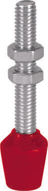 202208-SS 202208- Flat-Tip Bonded Stainless Steel Neoprene Spindle