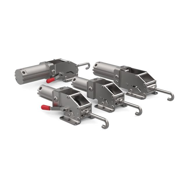 8051-EH PNEUMATIC LATCH CLAMP W/HANDLE-G PORT