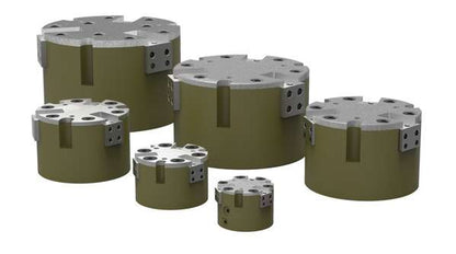 RPC-368M-V 3-Jaw Pneumatic Gripper with Viton Seals