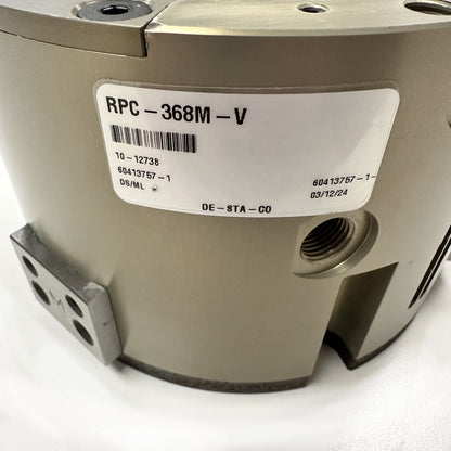 Destaco RPC-368M-V 3 Jaw Gripper, name plate view